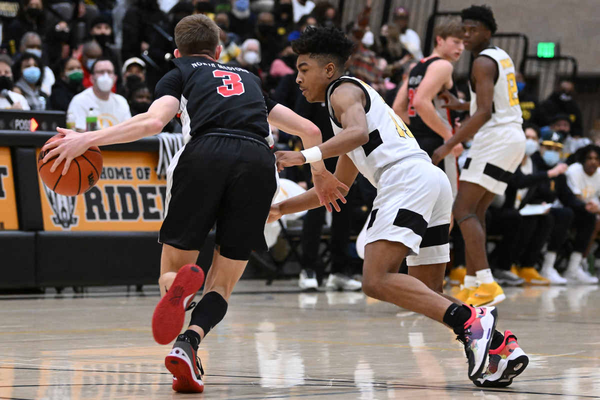 Roosevelt North Medford boys basketball Leon Neuschwander 8